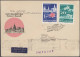 Delcampe - Airmail - Europe: 1958/1960, Sammlung Von 167 Briefen Und Karten AUSTRIA AIRLINE - Autres - Europe