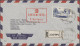 Air Mail: 1935/1986, Balance Of Apprx. 155 Airmail Covers/cards Worldwide With C - Other & Unclassified