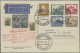 Delcampe - Zeppelin Mail - Germany: 1909/1939 Sammlung Von über 50 Zeppelinbelegen, Ansicht - Airmail & Zeppelin