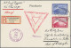 Delcampe - Zeppelin Mail - Germany: 1912/1940 (ca), Zeppelinpost + Luftpost, Hochwertiger B - Posta Aerea & Zeppelin