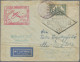 Delcampe - Zeppelin Mail - Germany: 1912/1940 (ca), Zeppelinpost + Luftpost, Hochwertiger B - Poste Aérienne & Zeppelin