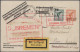 Delcampe - Zeppelin Mail - Germany: 1929/1939 (ca): Konvolut Von Knapp 100 Belegen Mit Gute - Poste Aérienne & Zeppelin