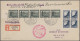 Zeppelin Mail - Germany: 1936/1939, Saubere Sammlung Von 38 Zeppelinbelegen, Dab - Luchtpost & Zeppelin