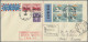 Thematics: Antarctic: 1957 "Operation Deepfreeze II": Four Registered Express Co - Andere