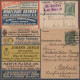 Thematics: Advertising Postal Stationery: 1870/1960 Ca., Interesting Collection - Autres