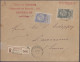 Belgium: 1902/1948 Four Covers From Belgium To Switzerland Including 1902 Regist - Collections