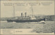 Belgium - Postal Stationery: 1900, Steamer Pictorial Cards, Lot Of Six Pieces: S - Autres & Non Classés