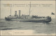 Delcampe - Belgium - Postal Stationery: 1900, Steamer Pictorial Cards, Lot Of Six Pieces: S - Altri & Non Classificati