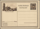 Belgium - Postal Stationery: 1931/1933, King Albert Pictorial Cards, Three Compl - Sonstige & Ohne Zuordnung