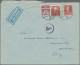 Denmark: 1914/1962, Perfins, Lot Of 21 Covers/cards Plus Some Pieces/fragment. - Autres & Non Classés