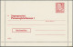 Delcampe - Denmark - Postal Stationery: 1953/1965, Letter Cards For Population Register, Lo - Ganzsachen