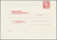 Delcampe - Denmark - Postal Stationery: 1953/1965, Letter Cards For Population Register, Lo - Interi Postali