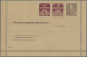 Denmark - Postal Stationery: 1953/1965, Letter Cards For Population Register, Lo - Ganzsachen