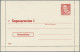 Delcampe - Denmark - Postal Stationery: 1953/1965, Letter Cards For Population Register, Lo - Enteros Postales