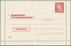 Delcampe - Denmark - Postal Stationery: 1953/1965, Letter Cards For Population Register, Lo - Interi Postali