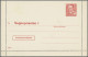 Delcampe - Denmark - Postal Stationery: 1953/1965, Letter Cards For Population Register, Lo - Ganzsachen