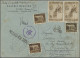 Fiume: 1922/1943, Group Of Five Commercial Covers/card: Three Registered Covers - Fiume