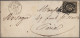 France: 1849/1853 Group Of 14 Covers Franked By Imperf Ceres Or Napoleon Stamps - Collections