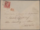 Delcampe - France: 1852/1874, Assortment Of Apprx. 188 Letters Bearing Frankings Ceres+Napo - Verzamelingen