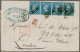 France: 1862/1871 Napoleon Group Of 14 Covers And 9 Used Stamps, With Single Mul - Sammlungen