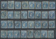 Delcampe - France: 1870/1871, BORDEAUX 20c. Blue, Specialised Assortment/collection Of Appr - Collections