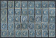 Delcampe - France: 1870/1871, BORDEAUX 20c. Blue, Specialised Assortment/collection Of Appr - Verzamelingen