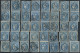 Delcampe - France: 1870/1871, BORDEAUX 20c. Blue, Specialised Assortment/collection Of Appr - Verzamelingen