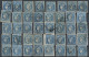 Delcampe - France: 1870/1871, BORDEAUX 20c. Blue, Specialised Assortment/collection Of Appr - Sammlungen