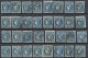 Delcampe - France: 1870/1871, BORDEAUX 20c. Blue, Specialised Assortment/collection Of Appr - Colecciones Completas