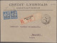 French Post Offices In The Levant: 1900/1922 Group Of 15 Covers, Picture Postcar - Other & Unclassified