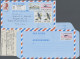 Delcampe - France - Postal Stationery: 1970/2000 (ca.), Collection Of 96 Used/unused Air Le - Sonstige & Ohne Zuordnung