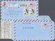 Delcampe - France - Postal Stationery: 1970/2000 (ca.), Collection Of 96 Used/unused Air Le - Other & Unclassified