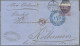 Great Britain: 1866/1869, Correspondence To Cotton Spinning Mill Kolbermoor/Bava - Covers & Documents