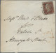 Great Britain - Post Marks: 1843, London, MALTESE CROSS With Number On 1d Red Br - Marcofilia