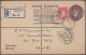 Ireland - Postal Stationery: 1926/1946, Lot Of Five Used Registered Envelopes, 5 - Interi Postali