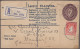Ireland - Postal Stationery: 1926/1946, Lot Of Five Used Registered Envelopes, 5 - Entiers Postaux