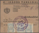 Carpathian Ukraine: 1945, Carpatho Ukraine. Lot, Eight Commercial Letters Of Off - Ukraine