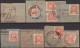 Delcampe - Carpathian Ukraine: 1945, Carpatho Ukraine. Variety Of Postmarks. Selection Of 9 - Ukraine