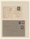 Delcampe - Latvia: 1939/1941, Latvia. Collection Of About 100 Items In Two Albums From The - Letonia