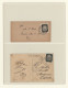 Delcampe - Latvia: 1939/1941, Latvia. Collection Of About 100 Items In Two Albums From The - Lettonie