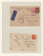 Delcampe - Latvia: 1939/1941, Latvia. Collection Of About 100 Items In Two Albums From The - Letland