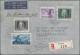 Liechtenstein: 1930/1946, Posten Mit 60 Briefen Und Karten Mit Interessanten Fra - Sammlungen