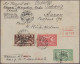 Lithuania: 1921/1939, Lot Of Seven Covers/cards, E.g. Two Registered Airmail Cov - Lituanie