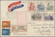 Netherlands: 1905/1960 Group Of 34 Covers, FDCs, First Flight Covers And Postal - Cartas & Documentos