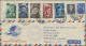 Netherlands: 1933/1992, Dutch And Dutch-related Airmail, Collection Of Apprx. 17 - Ohne Zuordnung