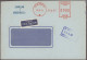 Norway: 1927/1977, METER MARKS, Assortment Of Apprx. 117 Commercial Covers Mainl - Storia Postale
