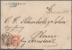 Delcampe - Österreich: 1861/1876, Partie Von Elf Briefen Und Karten Mit Frankaturen Wappen - Verzamelingen