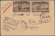 Delcampe - Poland: 1946/1952, Lot Of 15 Covers/cards Incl. Registered And Airmail, Commerci - Storia Postale