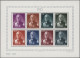 Portugal: 1945/1949, Complete Numeral Sets Of Four Different Souvenir Sheets, Wi - Ungebraucht