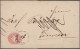 Delcampe - Romania - Post Marks: 1840/1866 (ca.), Austrian Period, Assortment Of Eight Lett - Marcophilie